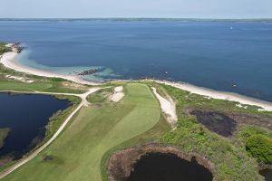 Fishers Island 7th Green Aerial